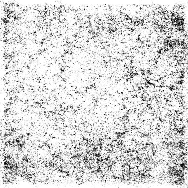 Grunge siyah ve beyaz kentsel vektör doku şablon. Karanlık dağınık toz sıkıntı arka plan kaplaması. Gürültü ve tahıl ile soyut noktalı, çizik, Vintage efekti oluşturmak kolay. Yaşlanma tasarım öğesi