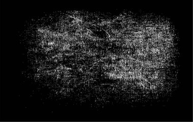 Grunge siyah ve beyaz kentsel vektör doku şablon. Karanlık dağınık toz sıkıntı arka plan kaplaması. Gürültü ve tahıl ile soyut noktalı, çizik, Vintage efekti oluşturmak kolay. Yaşlanma tasarım öğesi