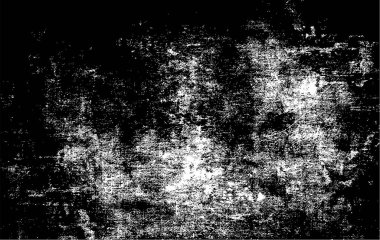 Grunge siyah ve beyaz kentsel vektör doku şablon. Karanlık dağınık toz sıkıntı arka plan kaplaması. Gürültü ve tahıl ile soyut noktalı, çizik, Vintage efekti oluşturmak kolay. Yaşlanma tasarım öğesi