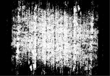 Grunge siyah ve beyaz kentsel vektör doku şablon. Karanlık dağınık toz sıkıntı arka plan kaplaması. Gürültü ve tahıl ile soyut noktalı, çizik, Vintage efekti oluşturmak kolay. Yaşlanma tasarım öğesi