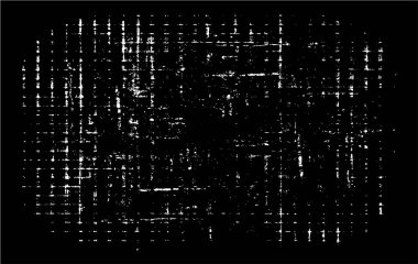 Grunge siyah ve beyaz kentsel vektör doku şablon. Karanlık dağınık toz sıkıntı arka plan kaplaması. Gürültü ve tahıl ile soyut noktalı, çizik, Vintage efekti oluşturmak kolay. Yaşlanma tasarım öğesi