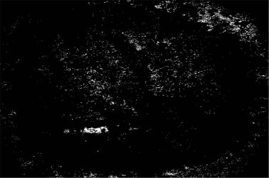 Grunge siyah ve beyaz kentsel vektör doku şablon. Karanlık dağınık toz sıkıntı arka plan kaplaması. Gürültü ve tahıl ile soyut noktalı, çizik, Vintage efekti oluşturmak kolay. Yaşlanma tasarım öğesi