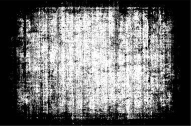Grunge siyah ve beyaz kentsel vektör doku şablon. Karanlık dağınık toz sıkıntı arka plan kaplaması. Gürültü ve tahıl ile soyut noktalı, çizik, Vintage efekti oluşturmak kolay. Yaşlanma tasarım öğesi