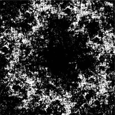 Grunge siyah ve beyaz kentsel vektör doku şablon. Karanlık dağınık toz sıkıntı arka plan kaplaması. Gürültü ve tahıl ile soyut noktalı, çizik, Vintage efekti oluşturmak kolay. Yaşlanma tasarım öğesi