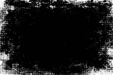 Grunge siyah ve beyaz kentsel vektör doku şablon. Karanlık dağınık toz sıkıntı arka plan kaplaması. Gürültü ve tahıl ile soyut noktalı, çizik, Vintage efekti oluşturmak kolay. Yaşlanma tasarım öğesi