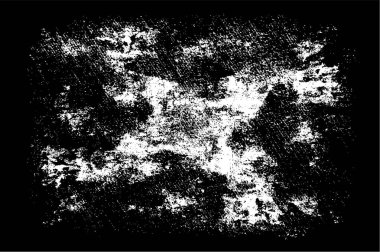 Grunge siyah ve beyaz kentsel vektör doku şablon. Karanlık dağınık toz sıkıntı arka plan kaplaması. Gürültü ve tahıl ile soyut noktalı, çizik, Vintage efekti oluşturmak kolay. Yaşlanma tasarım öğesi
