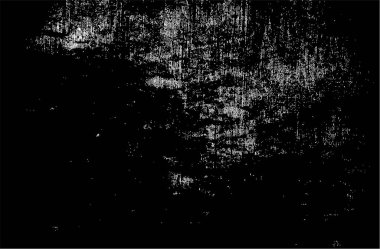 Grunge siyah ve beyaz kentsel vektör doku şablon. Karanlık dağınık toz sıkıntı arka plan kaplaması. Gürültü ve tahıl ile soyut noktalı, çizik, Vintage efekti oluşturmak kolay. Yaşlanma tasarım öğesi