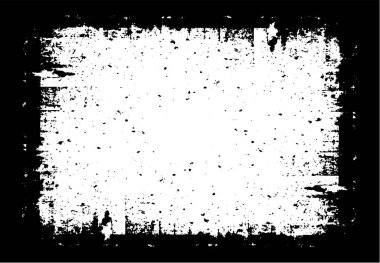 Grunge siyah ve beyaz kentsel vektör doku şablon. Karanlık dağınık toz sıkıntı arka plan kaplaması. Gürültü ve tahıl ile soyut noktalı, çizik, Vintage efekti oluşturmak kolay. Yaşlanma tasarım öğesi