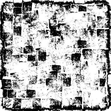 Grunge siyah ve beyaz kentsel vektör doku şablon. Karanlık dağınık toz sıkıntı arka plan kaplaması. Gürültü ve tahıl ile soyut noktalı, çizik, Vintage efekti oluşturmak kolay. Yaşlanma tasarım öğesi