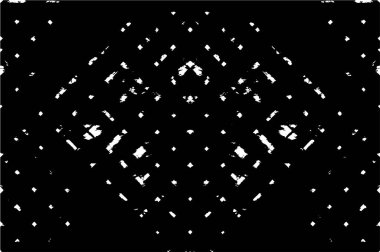 Grunge siyah ve beyaz kentsel vektör doku şablon. Karanlık dağınık toz sıkıntı arka plan kaplaması. Gürültü ve tahıl ile soyut noktalı, çizik, Vintage efekti oluşturmak kolay. Yaşlanma tasarım öğesi