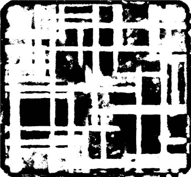 Grunge siyah ve beyaz kentsel vektör doku şablon. Karanlık dağınık toz sıkıntı arka plan kaplaması. Gürültü ve tahıl ile soyut noktalı, çizik, Vintage efekti oluşturmak kolay. Yaşlanma tasarım öğesi