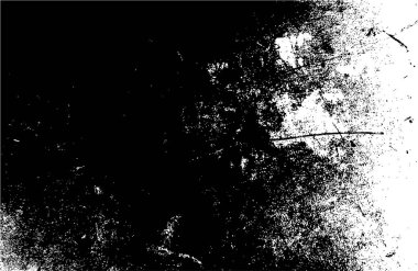 Grunge siyah ve beyaz kentsel vektör doku şablon. Karanlık dağınık toz sıkıntı arka plan kaplaması. Gürültü ve tahıl ile soyut noktalı, çizik, Vintage efekti oluşturmak kolay. Yaşlanma tasarım öğesi