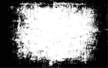 Grunge siyah ve beyaz kentsel vektör doku şablon. Karanlık dağınık toz sıkıntı arka plan kaplaması. Gürültü ve tahıl ile soyut noktalı, çizik, Vintage efekti oluşturmak kolay. Yaşlanma tasarım öğesi
