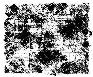 Grunge siyah ve beyaz kentsel vektör doku şablon. Karanlık dağınık toz sıkıntı arka plan kaplaması. Gürültü ve tahıl ile soyut noktalı, çizik, Vintage efekti oluşturmak kolay. Yaşlanma tasarım öğesi