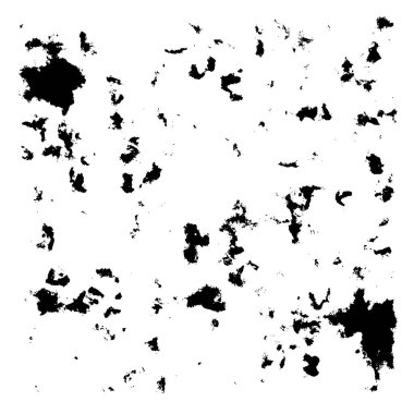 Grunge siyah ve beyaz kentsel vektör doku şablon. Karanlık dağınık toz sıkıntı arka plan kaplaması. Gürültü ve tahıl ile soyut noktalı, çizik, Vintage efekti oluşturmak kolay. Yaşlanma tasarım öğesi