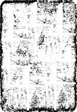 Grunge siyah ve beyaz kentsel vektör doku şablon. Karanlık dağınık toz sıkıntı arka plan kaplaması. Gürültü ve tahıl ile soyut noktalı, çizik, Vintage efekti oluşturmak kolay. Yaşlanma tasarım öğesi