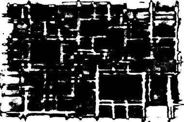 Grunge siyah ve beyaz kentsel vektör doku şablon. Karanlık dağınık toz sıkıntı arka plan kaplaması. Gürültü ve tahıl ile soyut noktalı, çizik, Vintage efekti oluşturmak kolay. Yaşlanma tasarım öğesi