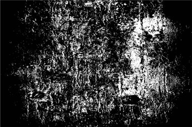 Grunge siyah ve beyaz kentsel vektör doku şablon. Karanlık dağınık toz sıkıntı arka plan kaplaması. Gürültü ve tahıl ile soyut noktalı, çizik, Vintage efekti oluşturmak kolay. Yaşlanma tasarım öğesi