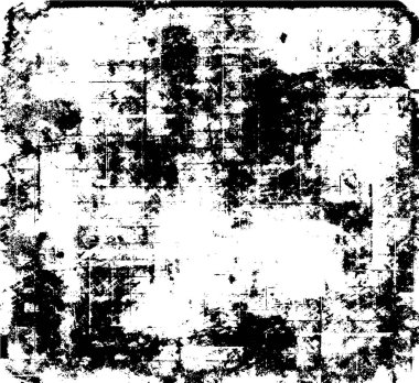 Grunge siyah ve beyaz kentsel vektör doku şablon. Karanlık dağınık toz sıkıntı arka plan kaplaması. Gürültü ve tahıl ile soyut noktalı, çizik, Vintage efekti oluşturmak kolay. Yaşlanma tasarım öğesi