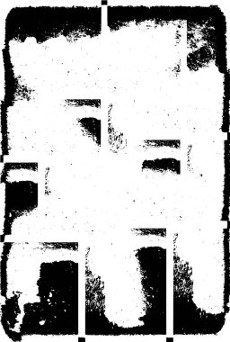 Grunge siyah ve beyaz kentsel vektör doku şablon. Karanlık dağınık toz sıkıntı arka plan kaplaması. Gürültü ve tahıl ile soyut noktalı, çizik, Vintage efekti oluşturmak kolay. Yaşlanma tasarım öğesi