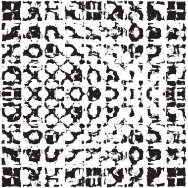 Grunge siyah ve beyaz kentsel vektör doku şablon. Karanlık dağınık toz sıkıntı arka plan kaplaması. Gürültü ve tahıl ile soyut noktalı, çizik, Vintage efekti oluşturmak kolay. Yaşlanma tasarım öğesi