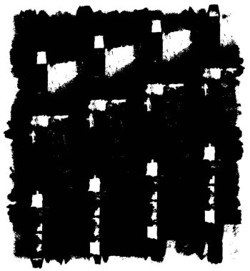 Grunge siyah ve beyaz kentsel vektör doku şablon. Karanlık dağınık toz sıkıntı arka plan kaplaması. Gürültü ve tahıl ile soyut noktalı, çizik, Vintage efekti oluşturmak kolay. Yaşlanma tasarım öğesi