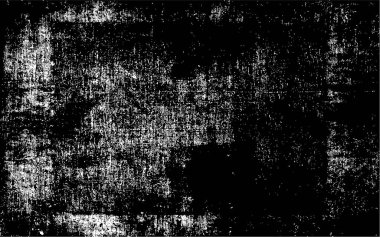 Grunge siyah ve beyaz kentsel vektör doku şablon. Karanlık dağınık toz sıkıntı arka plan kaplaması. Gürültü ve tahıl ile soyut noktalı, çizik, Vintage efekti oluşturmak kolay. Yaşlanma tasarım öğesi