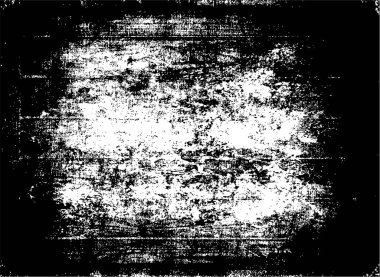 Grunge siyah ve beyaz kentsel vektör doku şablon. Karanlık dağınık toz sıkıntı arka plan kaplaması. Gürültü ve tahıl ile soyut noktalı, çizik, Vintage efekti oluşturmak kolay. Yaşlanma tasarım öğesi