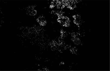 Grunge siyah ve beyaz kentsel vektör doku şablon. Karanlık dağınık toz sıkıntı arka plan kaplaması. Gürültü ve tahıl ile soyut noktalı, çizik, Vintage efekti oluşturmak kolay. Yaşlanma tasarım öğesi