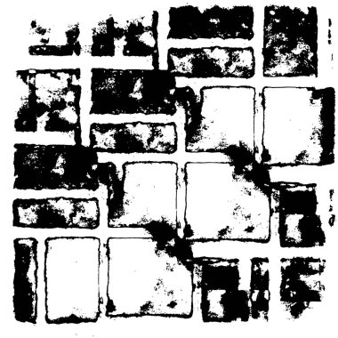 Grunge siyah ve beyaz kentsel vektör doku şablon. Karanlık dağınık toz sıkıntı arka plan kaplaması. Gürültü ve tahıl ile soyut noktalı, çizik, Vintage efekti oluşturmak kolay. Yaşlanma tasarım öğesi