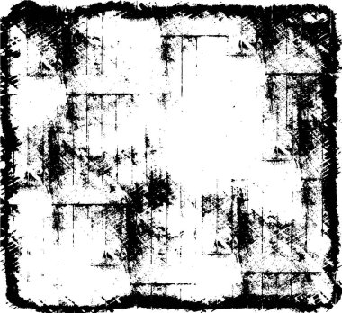 Grunge siyah ve beyaz kentsel vektör doku şablon. Karanlık dağınık toz sıkıntı arka plan kaplaması. Gürültü ve tahıl ile soyut noktalı, çizik, Vintage efekti oluşturmak kolay. Yaşlanma tasarım öğesi