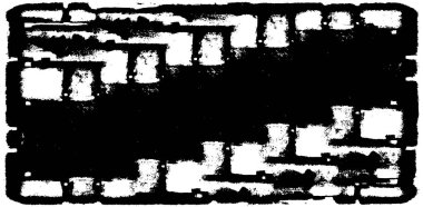 Grunge siyah ve beyaz kentsel vektör doku şablon. Karanlık dağınık toz sıkıntı arka plan kaplaması. Gürültü ve tahıl ile soyut noktalı, çizik, Vintage efekti oluşturmak kolay. Yaşlanma tasarım öğesi