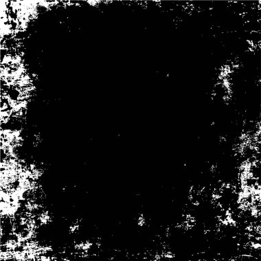 Grunge siyah ve beyaz kentsel vektör doku şablon. Karanlık dağınık toz sıkıntı arka plan kaplaması. Gürültü ve tahıl ile soyut noktalı, çizik, Vintage efekti oluşturmak kolay. Yaşlanma tasarım öğesi