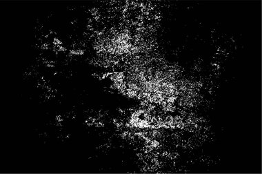 Grunge siyah ve beyaz kentsel vektör doku şablon. Karanlık dağınık toz sıkıntı arka plan kaplaması. Gürültü ve tahıl ile soyut noktalı, çizik, Vintage efekti oluşturmak kolay. Yaşlanma tasarım öğesi