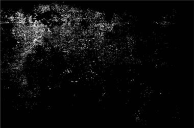 Grunge siyah ve beyaz kentsel vektör doku şablon. Karanlık dağınık toz sıkıntı arka plan kaplaması. Gürültü ve tahıl ile soyut noktalı, çizik, Vintage efekti oluşturmak kolay. Yaşlanma tasarım öğesi