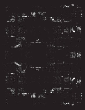 Grunge siyah ve beyaz kentsel vektör doku şablon. Karanlık dağınık toz sıkıntı arka plan kaplaması. Gürültü ve tahıl ile soyut noktalı, çizik, Vintage efekti oluşturmak kolay. Yaşlanma tasarım öğesi