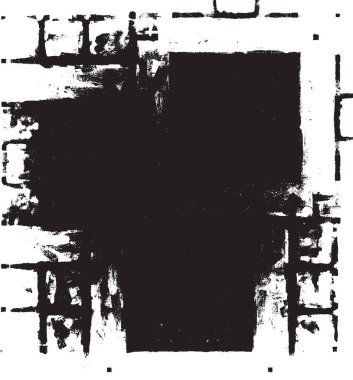 Grunge siyah ve beyaz kentsel vektör doku şablon. Karanlık dağınık toz sıkıntı arka plan kaplaması. Gürültü ve tahıl ile soyut noktalı, çizik, Vintage efekti oluşturmak kolay. Yaşlanma tasarım öğesi