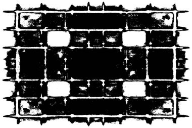 Grunge siyah ve beyaz kentsel vektör doku şablon. Karanlık dağınık toz sıkıntı arka plan kaplaması. Gürültü ve tahıl ile soyut noktalı, çizik, Vintage efekti oluşturmak kolay. Yaşlanma tasarım öğesi