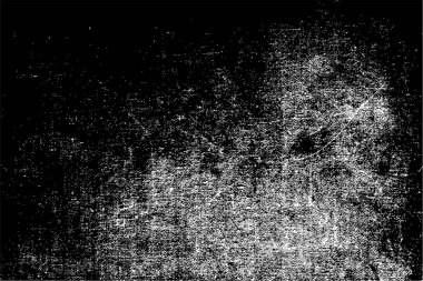 Grunge siyah ve beyaz kentsel vektör doku şablon. Karanlık dağınık toz sıkıntı arka plan kaplaması. Gürültü ve tahıl ile soyut noktalı, çizik, Vintage efekti oluşturmak kolay. Yaşlanma tasarım öğesi