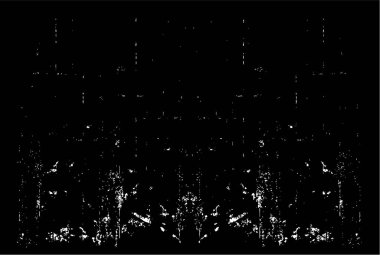 Grunge siyah ve beyaz kentsel vektör doku şablon. Karanlık dağınık toz sıkıntı arka plan kaplaması. Gürültü ve tahıl ile soyut noktalı, çizik, Vintage efekti oluşturmak kolay. Yaşlanma tasarım öğesi