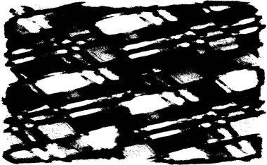 Grunge siyah ve beyaz kentsel vektör doku şablon. Karanlık dağınık toz sıkıntı arka plan kaplaması. Gürültü ve tahıl ile soyut noktalı, çizik, Vintage efekti oluşturmak kolay. Yaşlanma tasarım öğesi