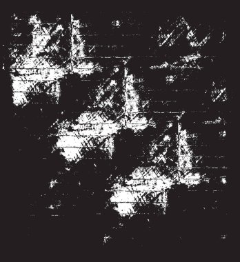 Grunge siyah ve beyaz kentsel vektör doku şablon. Karanlık dağınık toz sıkıntı arka plan kaplaması. Gürültü ve tahıl ile soyut noktalı, çizik, Vintage efekti oluşturmak kolay. Yaşlanma tasarım öğesi