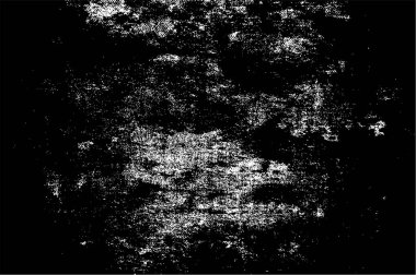 Grunge siyah ve beyaz kentsel vektör doku şablon. Karanlık dağınık toz sıkıntı arka plan kaplaması. Gürültü ve tahıl ile soyut noktalı, çizik, Vintage efekti oluşturmak kolay. Yaşlanma tasarım öğesi