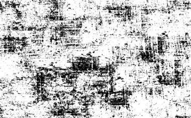 Grunge siyah ve beyaz kentsel vektör doku şablon. Karanlık dağınık toz sıkıntı arka plan kaplaması. Gürültü ve tahıl ile soyut noktalı, çizik, Vintage efekti oluşturmak kolay. Yaşlanma tasarım öğesi