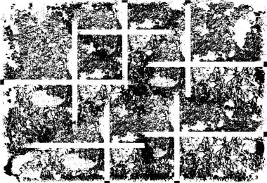 Grunge siyah ve beyaz kentsel vektör doku şablon. Karanlık dağınık toz sıkıntı arka plan kaplaması. Gürültü ve tahıl ile soyut noktalı, çizik, Vintage efekti oluşturmak kolay. Yaşlanma tasarım öğesi