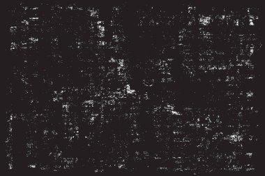 Grunge siyah ve beyaz kentsel vektör doku şablon. Karanlık dağınık toz sıkıntı arka plan kaplaması. Gürültü ve tahıl ile soyut noktalı, çizik, Vintage efekti oluşturmak kolay. Yaşlanma tasarım öğesi