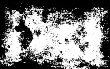 Grunge siyah ve beyaz kentsel vektör doku şablon. Karanlık dağınık toz sıkıntı arka plan kaplaması. Gürültü ve tahıl ile soyut noktalı, çizik, Vintage efekti oluşturmak kolay. Yaşlanma tasarım öğesi