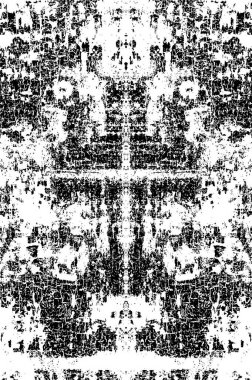 Siyah beyaz lekeli dağınık duvar kâğıdı, soyut desenli arka plan 