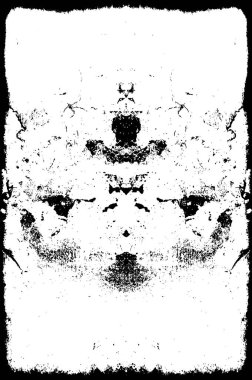 Siyah beyaz lekeli dağınık duvar kâğıdı, soyut desenli arka plan 