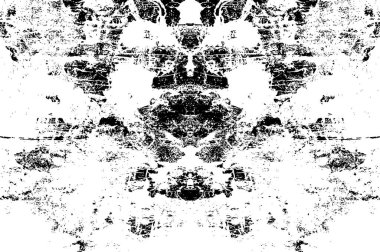 Siyah beyaz lekeli dağınık duvar kâğıdı, soyut desenli arka plan 
